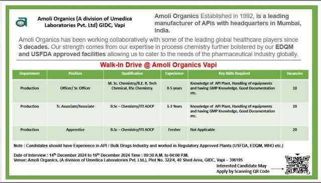 Indeed Jobs Amoli Organics Walk In Interview